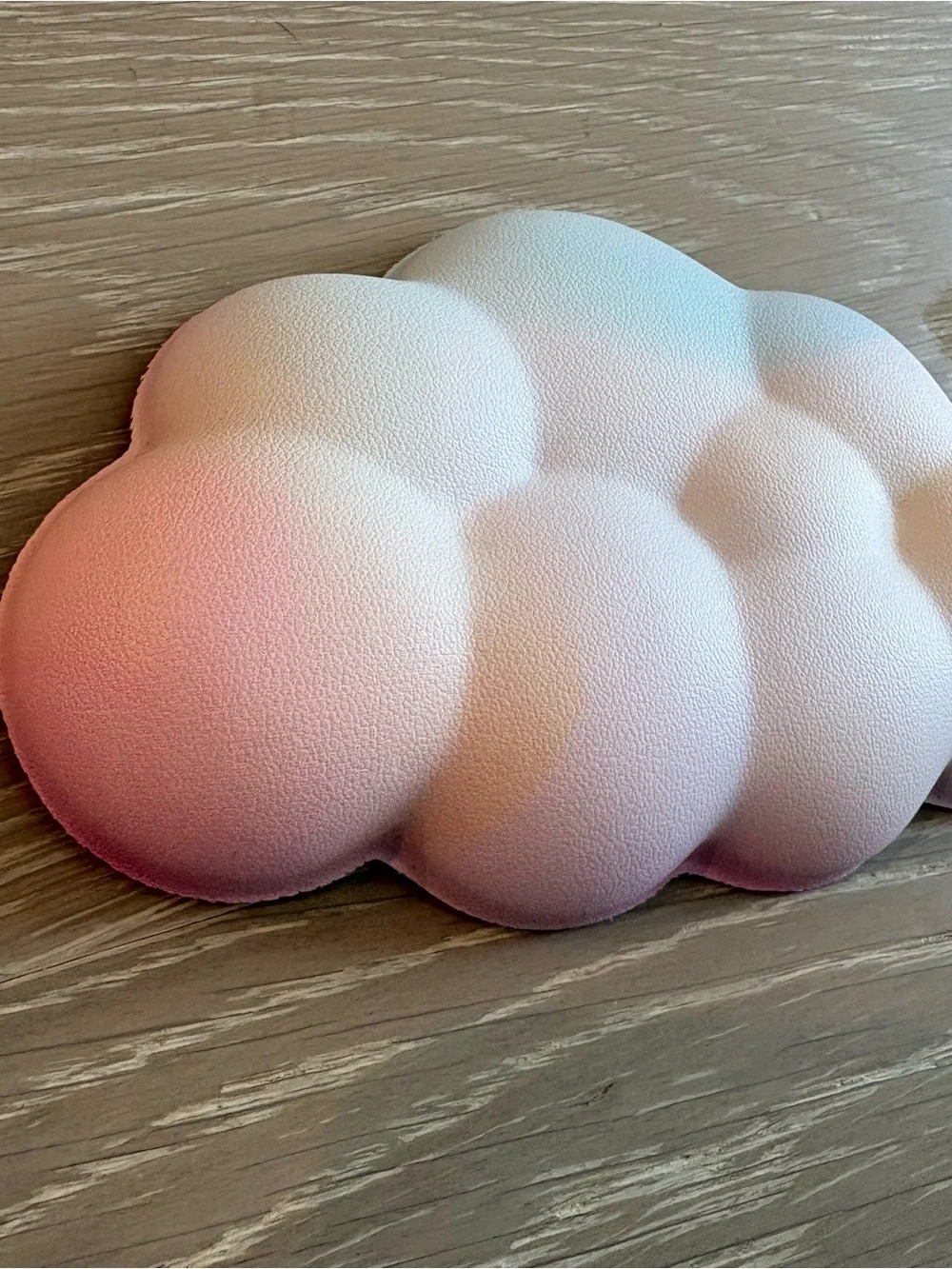 Cloud-Shaped Ombre rainbow wrist Cushion mouse wrist rest